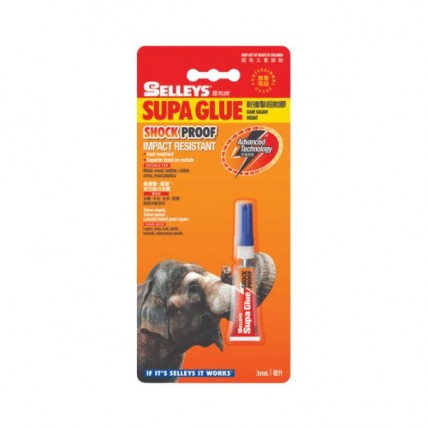 SELLEYS SUPA GLUE 3ML - SINGLE