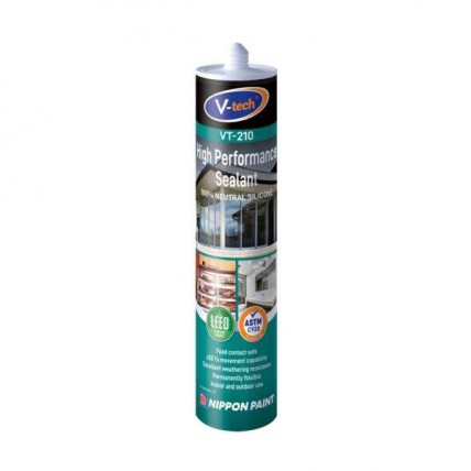 V-TECH NEUTRAL SEALANT 300ML - VT-210 - BLACK