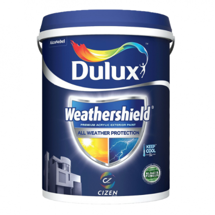 DULUX WEATHERSHIELD 5LT 15004 -  WHITE