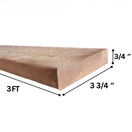 TIMBER RESAK KETAM 3/4'' X 3 3/4'' - 3'