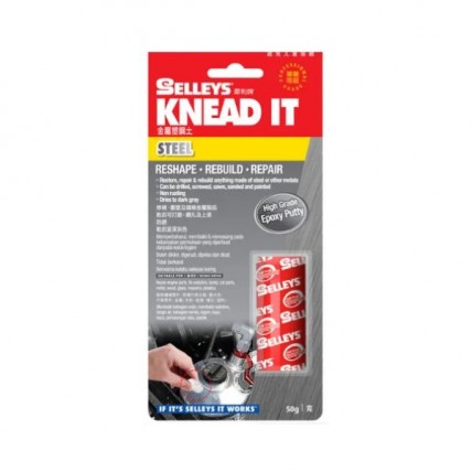 SELLEYS KNEAD IT 50G - STEEL