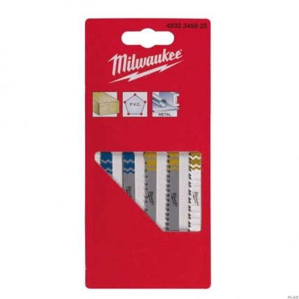 MILWAUKEE JIGSAW BLADES SET (5 PCS)