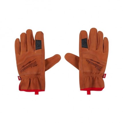 MILWAUKEE GOATSKIN LEATHER GLOVES (L) - 0012D