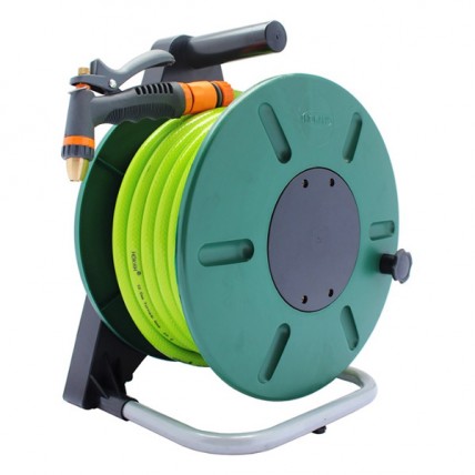 HOKAH 2 IN 1 HOSE  REEL WITH HOSE 25M - 7301