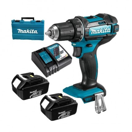 MAKITA CORDLESS HAMMER DRIVER DRILL 18V - DHP482RFE
