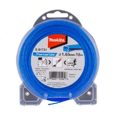 MAKITA FOUR-LEAF NYLON CORD 1.65MM X 15M - E-01731