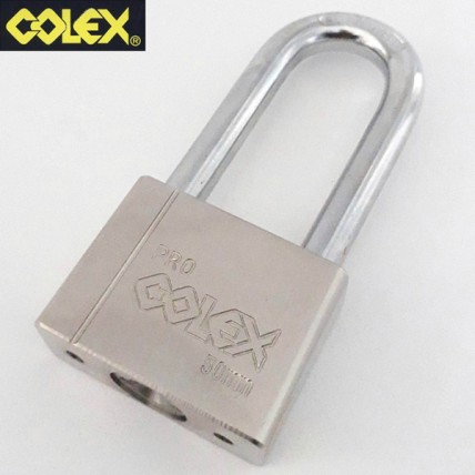 COLEX THREADED CAP S.STEEL SHACKLE PADLOCK 50MM X 4PCS - STM-504