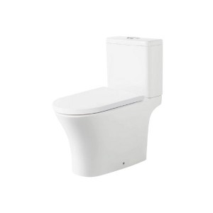 SORENTO CLOSE COUPLED WASHDOWN WITH RIMLESS P-TRAP 180MM - SRTWC8608-P-RL