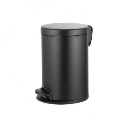 SORENTO S/S TRASH BIN 8LT - SRTTB01-BL