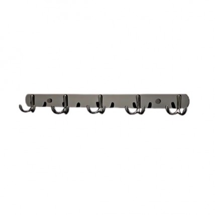 SORENTO S/STEEL 304 HOOK BAR GLOSSY BLACK - SRT369-5-GB