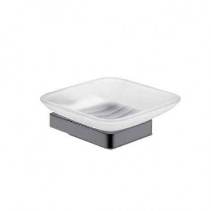 SORENTO SOAP DISH GUNMETAL - SRT8402