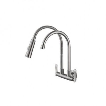 SORENTO WALL MOUNTED FLEXIBLE KITCHEN TAP - SRTKT1865SS