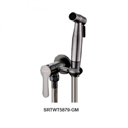 SORENTO SRTWT5879-GM HAND BIDET C/W ANGLE VALVE & 1.2M FLEXIBLE HOSE