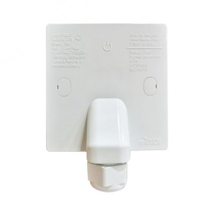RETOUCH 25A WATER HEATER CONNECTER WHITE (LINE FAULT INDICATOR LIGHT) - IP25