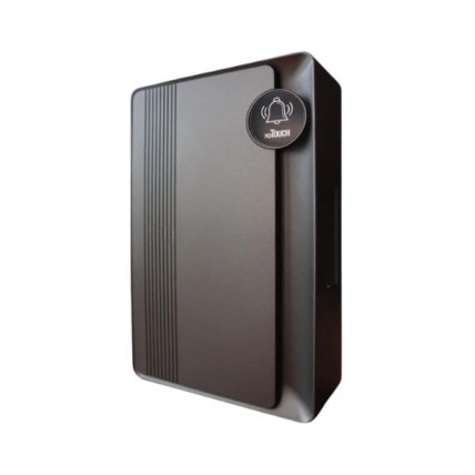 RETOUCH 240V MECHANICAL DOOR CHIME C/W 12V TRANSFORMER - MATTE GREY (DC12DCMG)