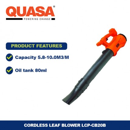 QUASA 20V CORDLESS LEAF BLOWER - LCP-CB20B