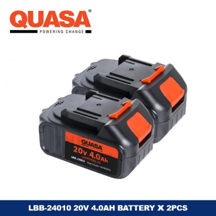 QUASA 20V CHINA 4.0AH  BATTERY (2PCS/PACK) - LBB-24010