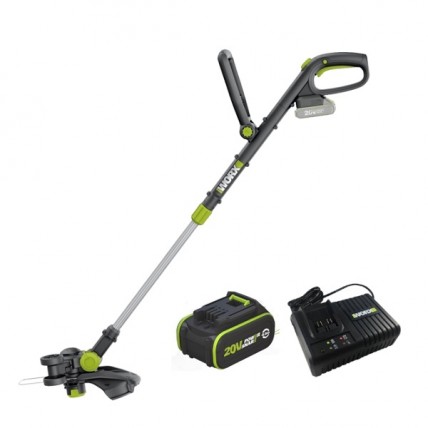 WORX CORDLESS GRASS TRIMMER LI-ION 20V 2.0AH - WD163