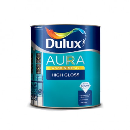 DULUX STELLAR/AURA HIGH GLOSS 1LT - 15552 - WHITE