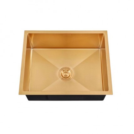 SANIWARE NANO SINGLE BOWL KITCHEN SINK SUS304 (1.2MM) - SWP-KS-250-6048-GD