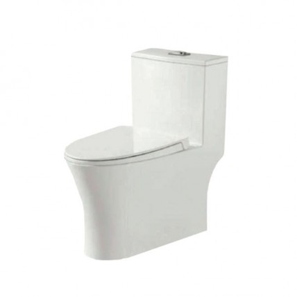 SANIWARE ONE PIECE S-TRAP + 6/3L FLUSH VALVE 8