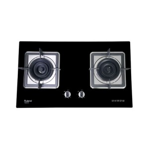 RUBINE TEMPERED GLASS HOB (L/R-6.3KW)- RGH-TREZZA-2B-BL