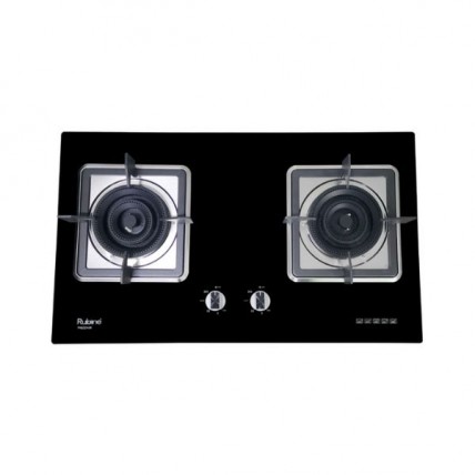 RUBINE TEMPERED GLASS HOB (L/R-6.3KW)- RGH-TREZZA-2B-BL