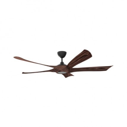 RIEGEN ZYKLON 66 BlACK CHESTNUT WiFi  DC 5 BLADE CEILING FAN 66″