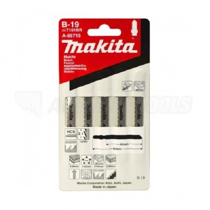 MAKITA JIGSAW BLADE NO.B-19 4350CT - A85715 - 5PCS