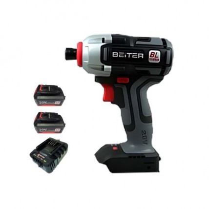 BEITER 20V 5.0AH BL IMPACT DRIVER 2 BAT + 1 CHARGER BL55M-20V 无刷起子机