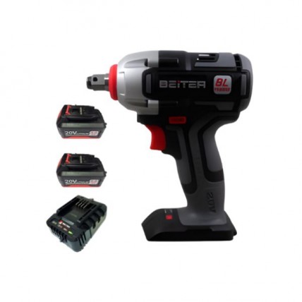 BEITER 20V 5.0AH BL IMPACT WRENCH  2BAT+1 CHAEGER BT-BL65W-20V