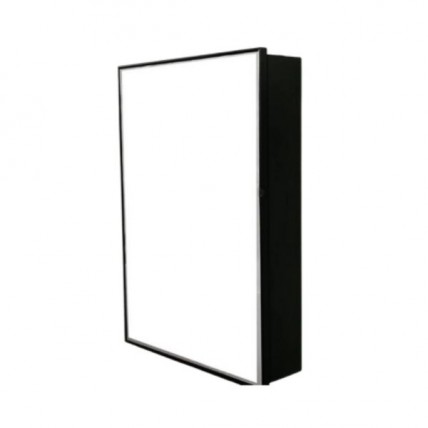 BLN MIRROR CABINE ALUM BK 50 x 70 BLN-6503BK-AL