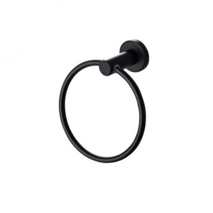 BLN TOWEL RING BLACK BLN_7204BK_SS