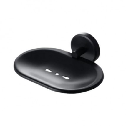 BLN SOAP DISH BLACK BLN_7208BK_SS