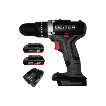 BEITER 20V 2AH BL IMPACT DRILL 2 BAT + 1 CHARGER BC280_20V_SET