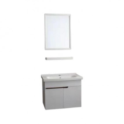 BLN BASIN CABINET 60X40 C/W MIRROR SET WW BLN_2035WW_SET