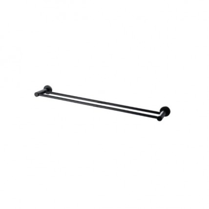 BLN TOWEL BAR DOUBLE 80CM BLACK BLN_7216BK_SS