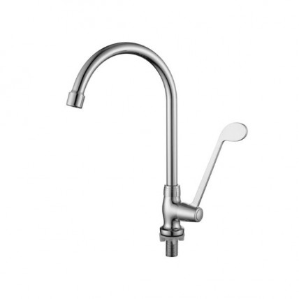 BLN MEDICAL ELBOW ACTION PILLAR SINK TAP (BRASS) BMT_20604_SS