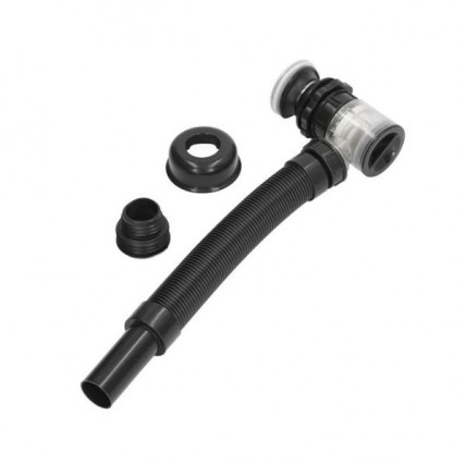 BLN BASIN FLIP TOP OVERFLOW (WALL TYPE) WITH PVC FLEXIBLE TRAP BLN_9117_BK