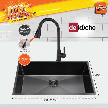 DKC NANO MAGMA EMBOSSED EQUIMENT 1B 80X46 BK DKC_7680_BK