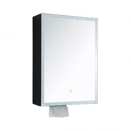 BLN MIRROR CABINET LED C/W TISSUE BOX  60X43 SQUARE FB BML_6802FB_SS