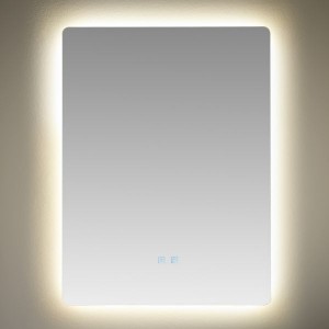 BLN MIRROR LED FRAMELESS FOGLESS (BACKLIT) MULTICOLOR TONE SQ 50X70CM BML_69501BL_MC