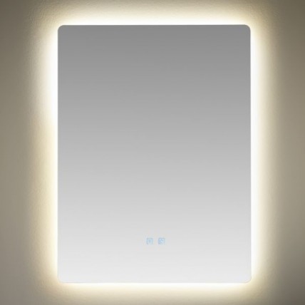 BLN MIRROR LED FRAMELESS FOGLESS (BACKLIT) MULTICOLOR TONE SQ 60X80CM BML_69601BL_MC