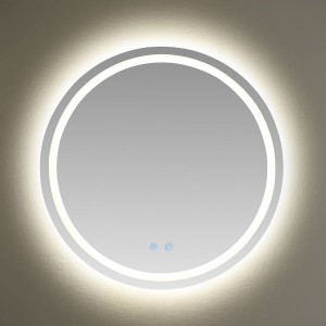 BELLANO MIRROR LED FRAMELESS FOGLESS (FRONTLIT & BACKLIT) MULTICOLOR TONE RD 70CM BML_6972FBL_MC