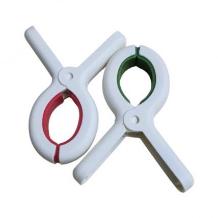 BLN CLOTH CLIP (BIG) REINFORCED DURABLE ANTI-SLIP PVC (8NOS/PCS) BLN_3523_WH