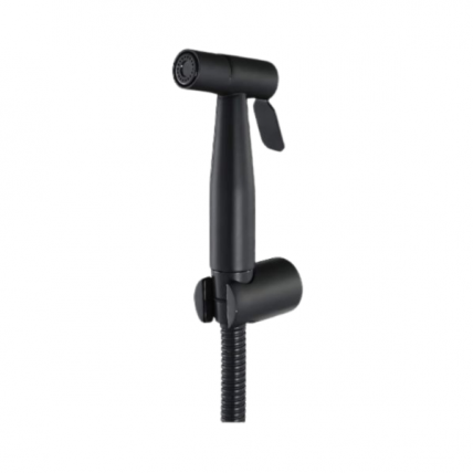 DEKUCHE H-BIDET SET BK C/W 1.2M FLEX HOSE DBD_11B17BK_SS