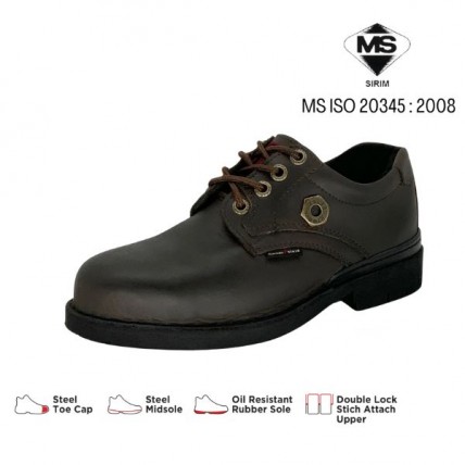 BLACK HAMMER MEN SAFETY SHOE - BH-4658