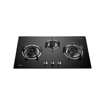 RINNAI RB-983G 3 BURNER GLASS HOB L/R:5.0kW/2.0kW