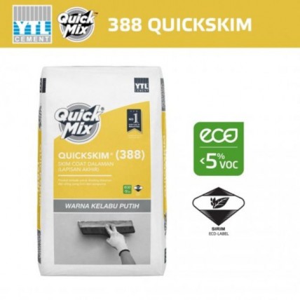 QUICKMIX 388 QUICKSKIM FINISH GREY - 25KG / 80 BAG