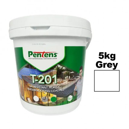 PENTENS T-201 UV RESISTANCE ACRYLIC T-201 (GREY) - 5KG